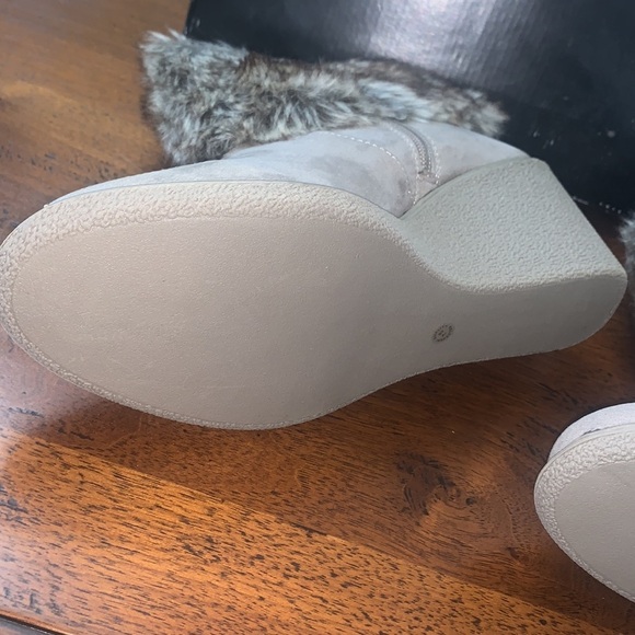 A.n.a Maddy Taupe boots shoes new size 9 cute - Picture 10 of 16